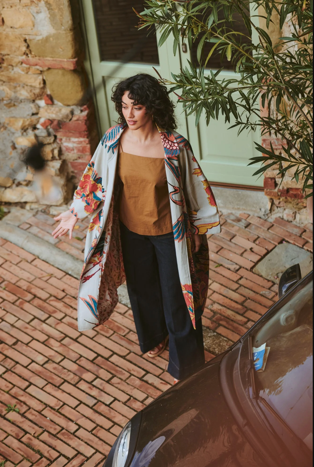 One Hundred Stars Artisan Coat Kimono - One Size
