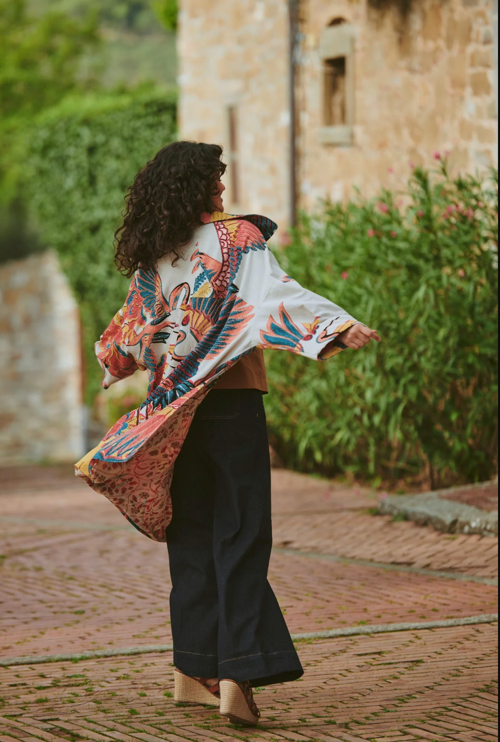 One Hundred Stars Artisan Coat Kimono - One Size