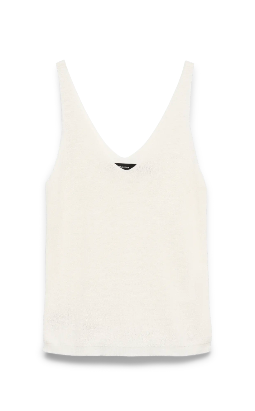 NEWLEX Fine Knit Top in Snow White