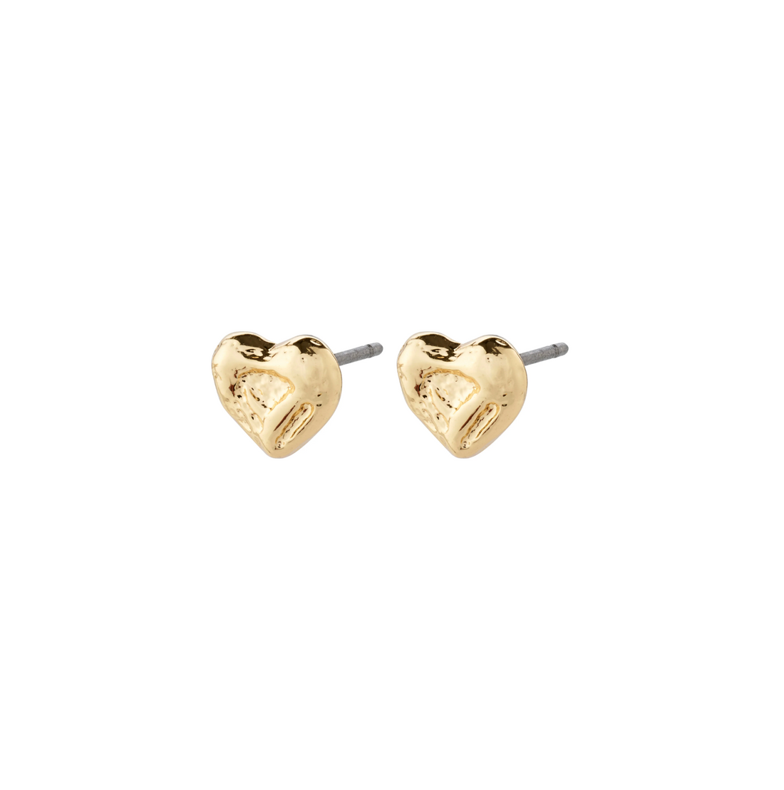 ARLET Mini Heart Stud Earrings in Gold