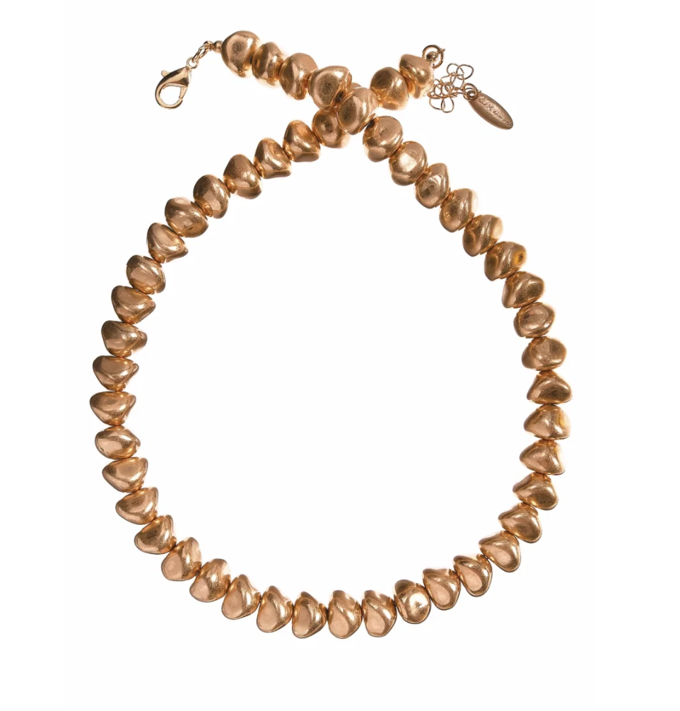 Grande Prospect Beaded Necklace in Gold - PA603