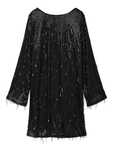 KIA 2-Way Sequin Party Dress in Black  Suki's Wardrobe