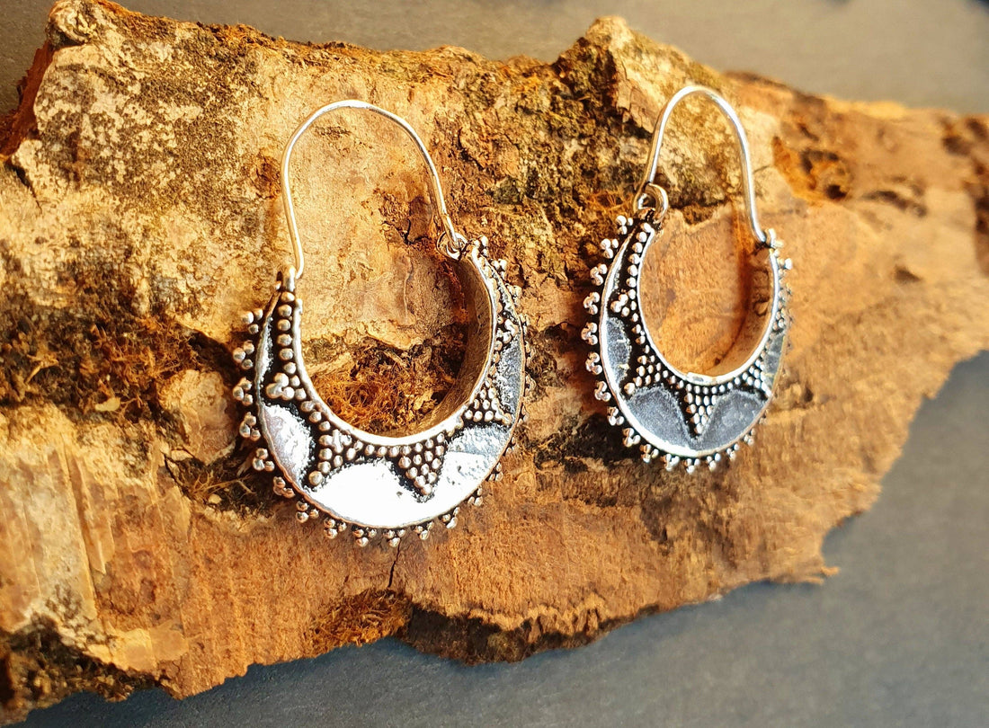 CUDO Small Afghani Hoops Earrings