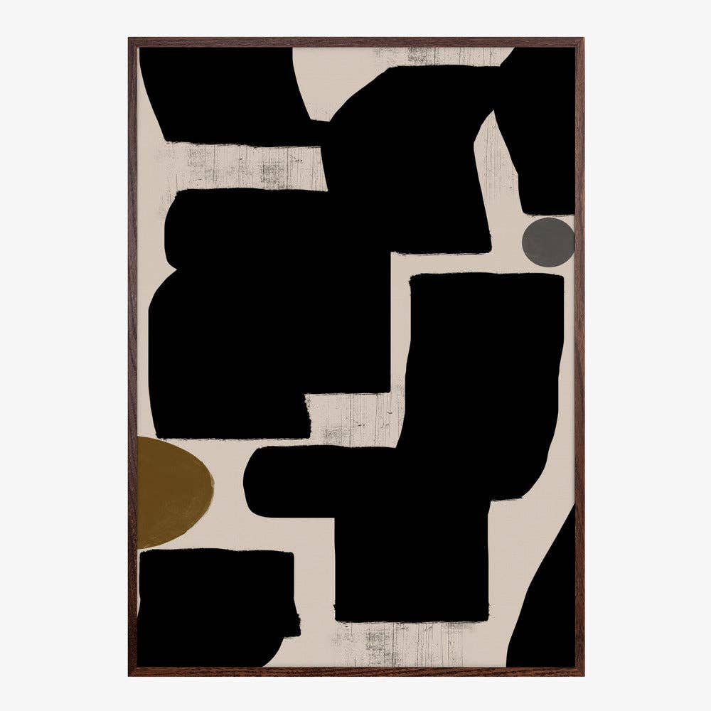Shapes in Harmony Art Print - Abstract Decor