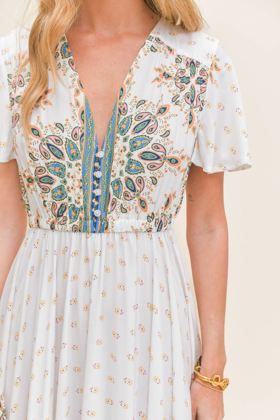 Taurus Maxi Dress in Daria Print