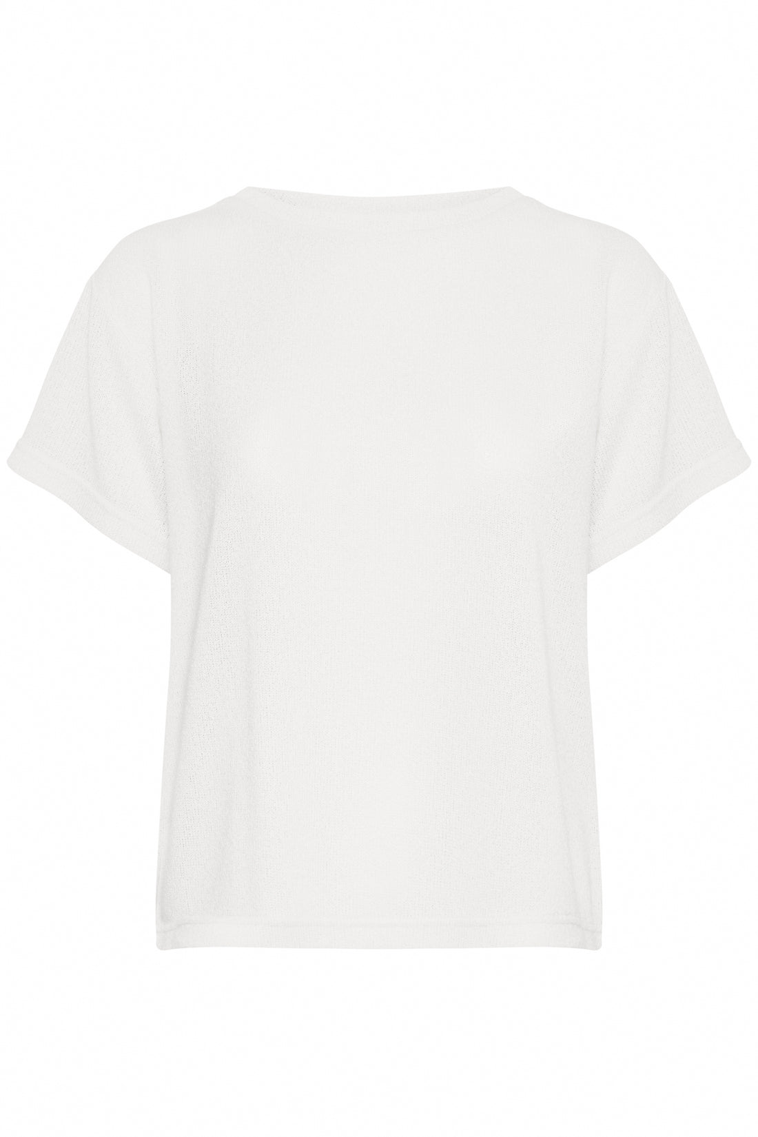 SIF Essential Knitted T-Shirt in White