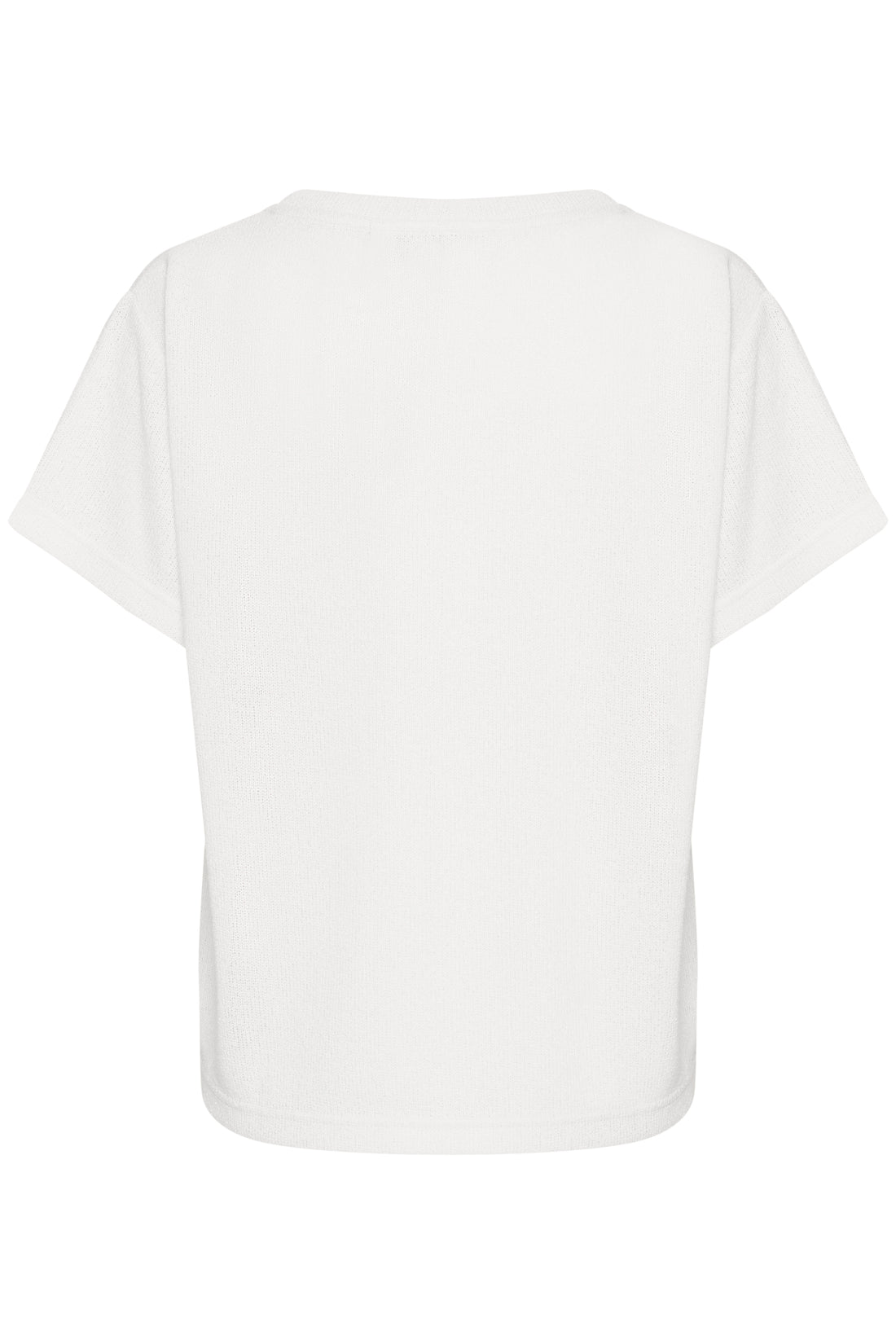 SIF Essential Knitted T-Shirt in White