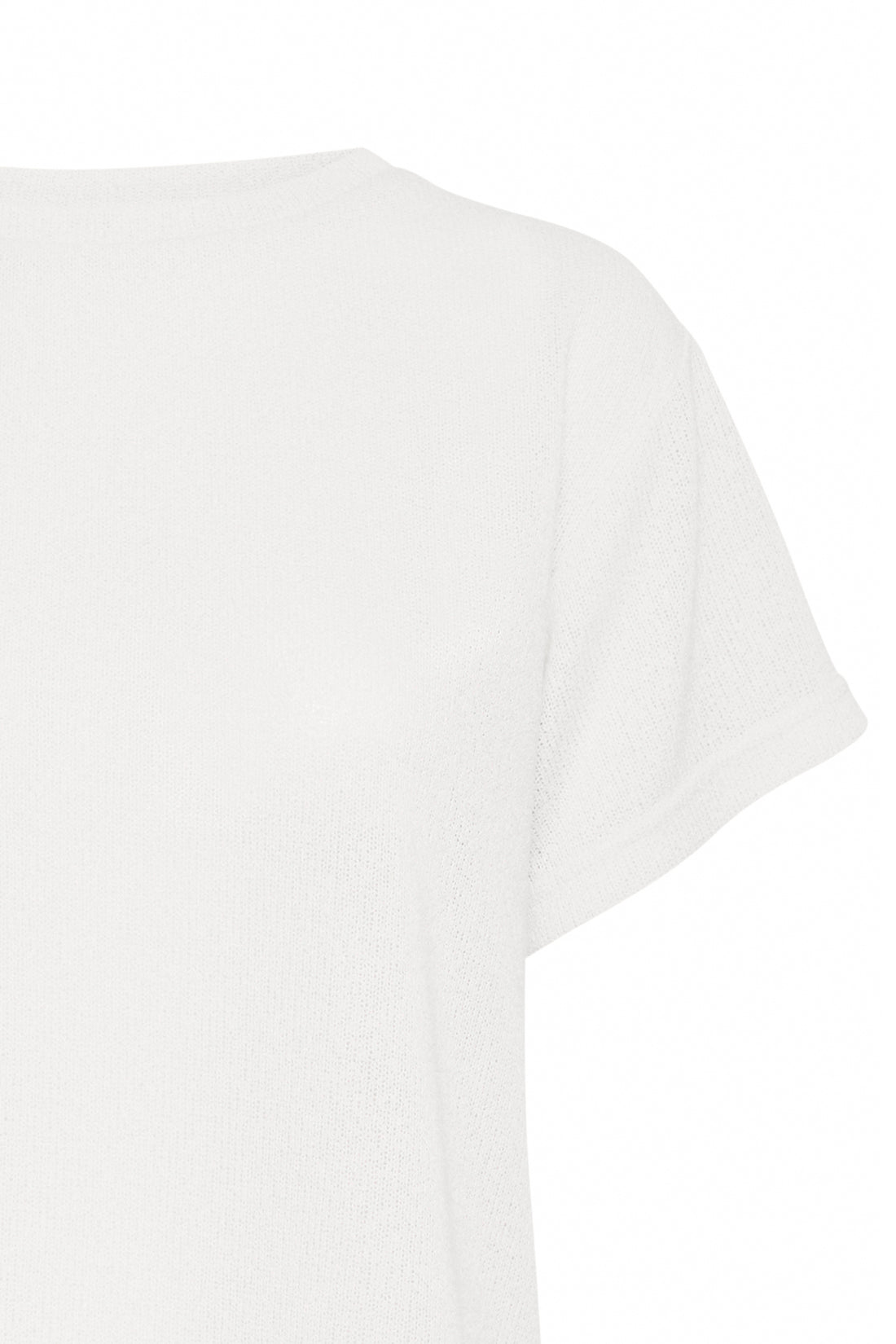 SIF Essential Knitted T-Shirt in White