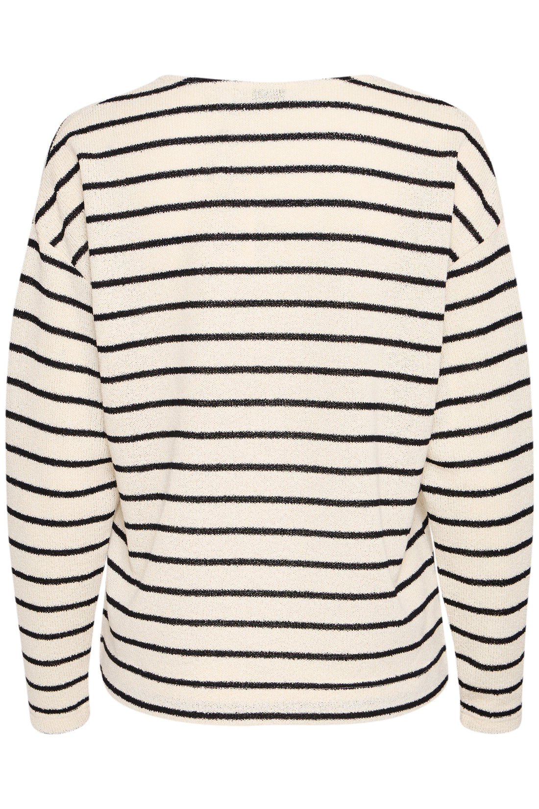 SIF Stripe Pullover Tee in Cream