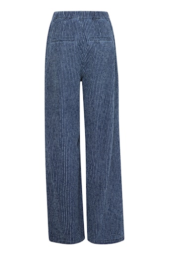 KANILLA Wide Leg Pinstripe Textured 90s Style Jeans