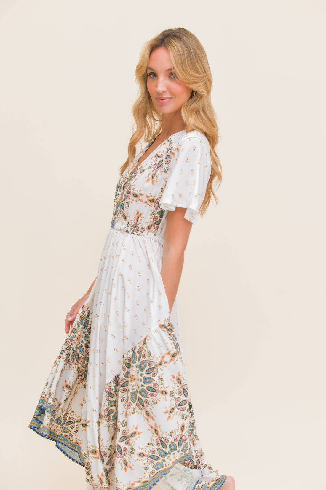 Taurus Maxi Dress in Daria Print