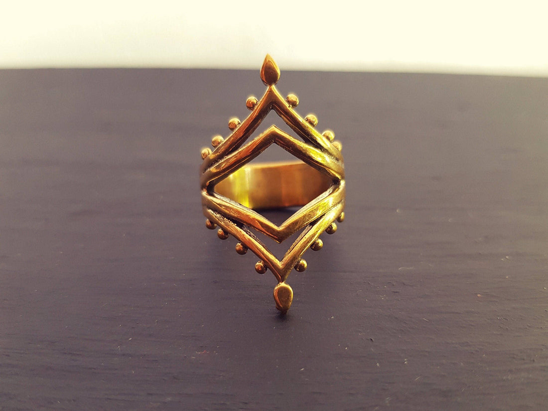 SPARK Brass Ring for Women