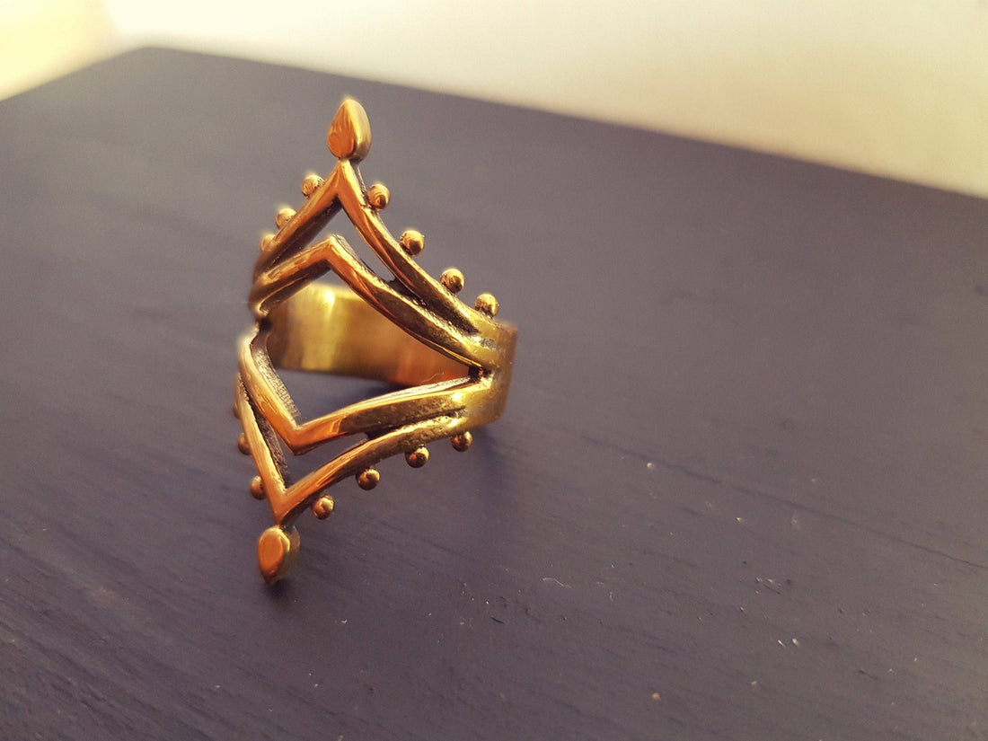 SPARK Brass Ring for Women