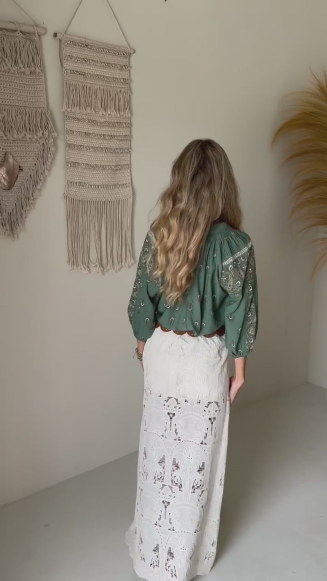 VERONICA PRINT MONTIE BLOUSE