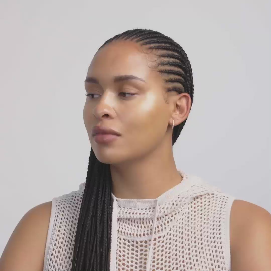 KAILA Gold Plated Pearl Hoop Earrings - A14