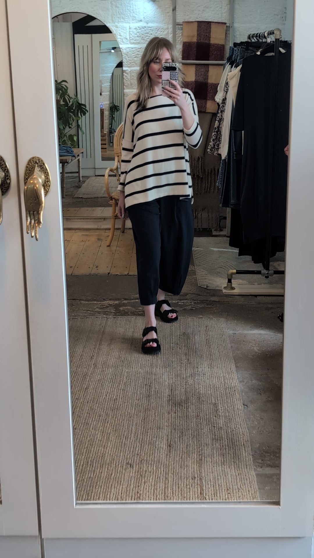 EMOTIVA Jumper in Blue Stripe