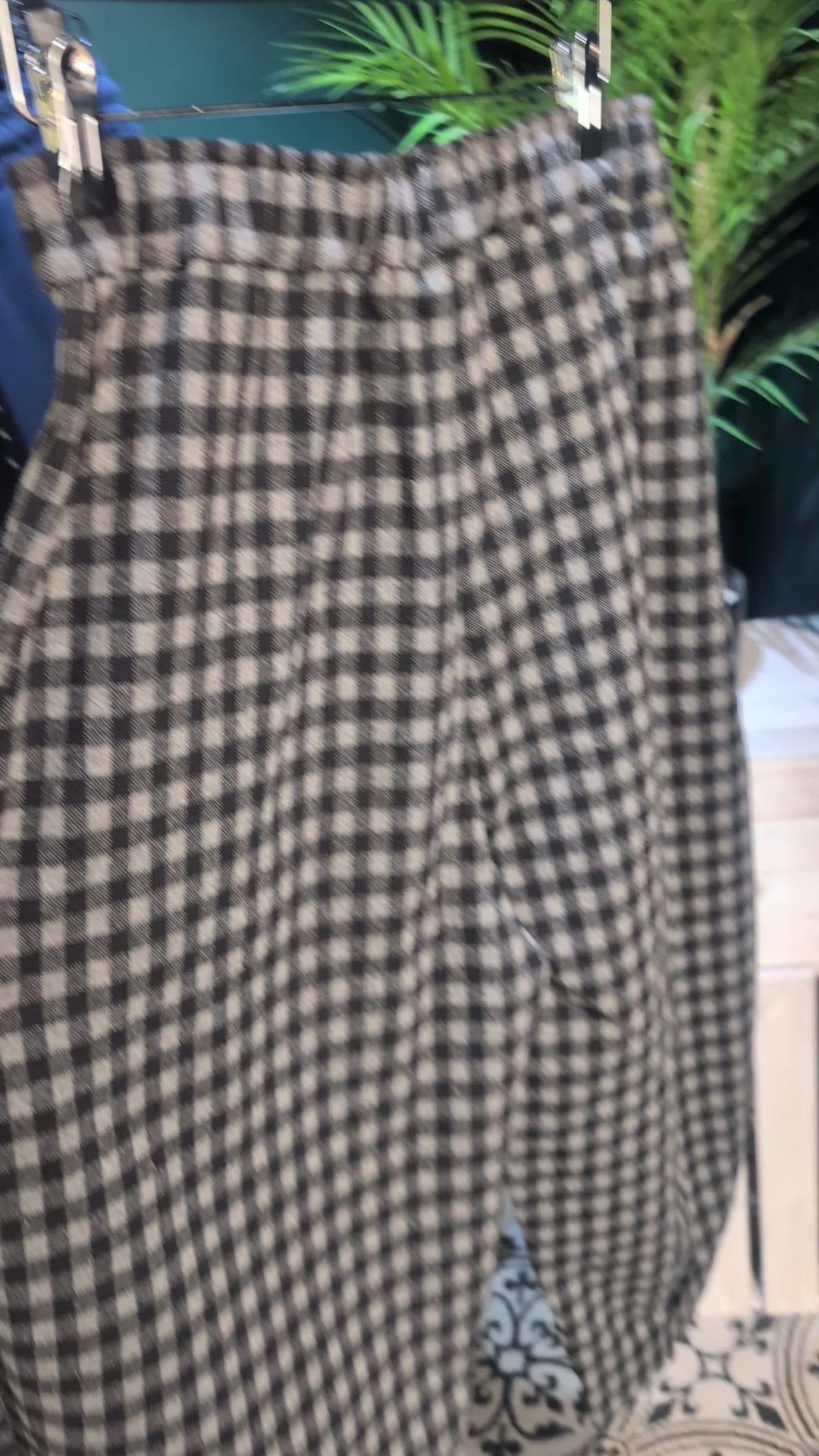 BIANCO JQ Check Trousers in Grigio