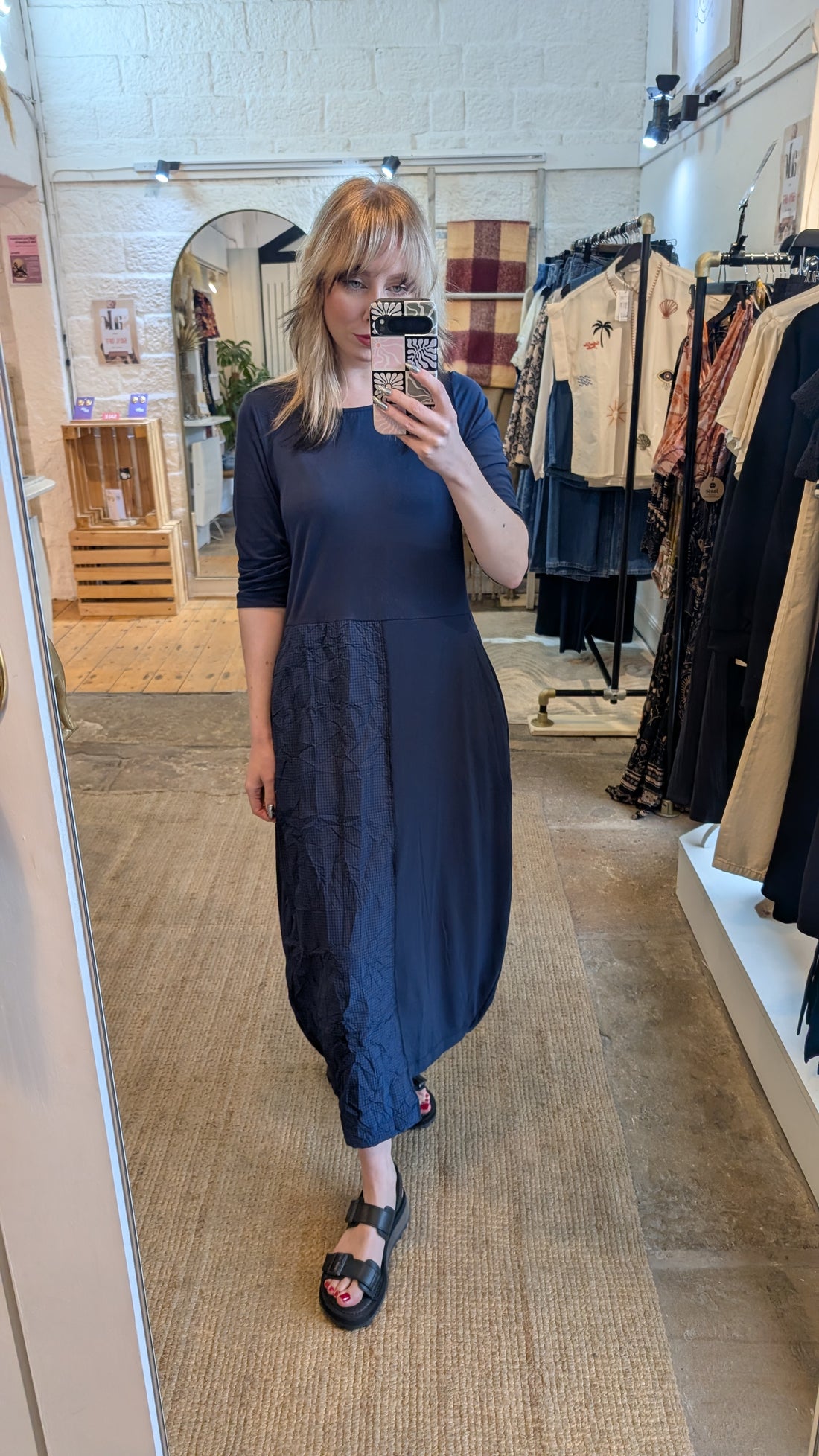 DENSO Dress in Blu Check