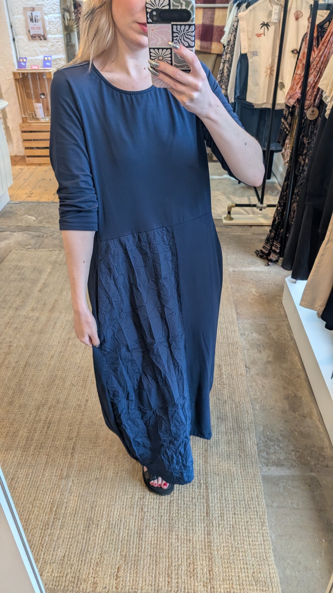 DENSO Dress in Blu Check