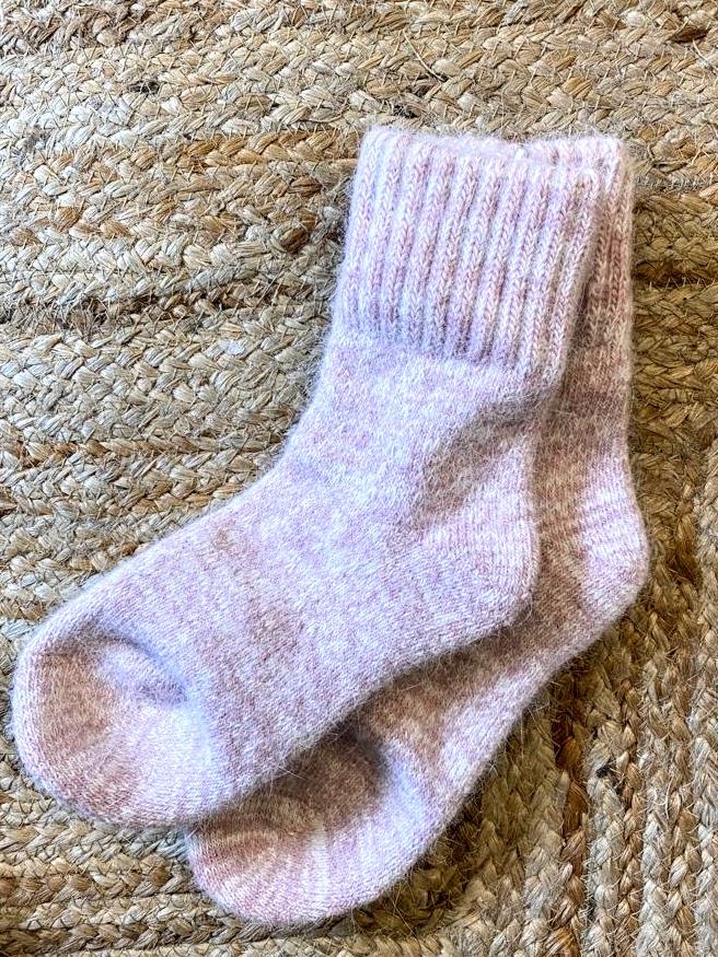 Cosy Wool Blend Marled House Socks - 2 Colours Available Socks Suki's Wardrobe
