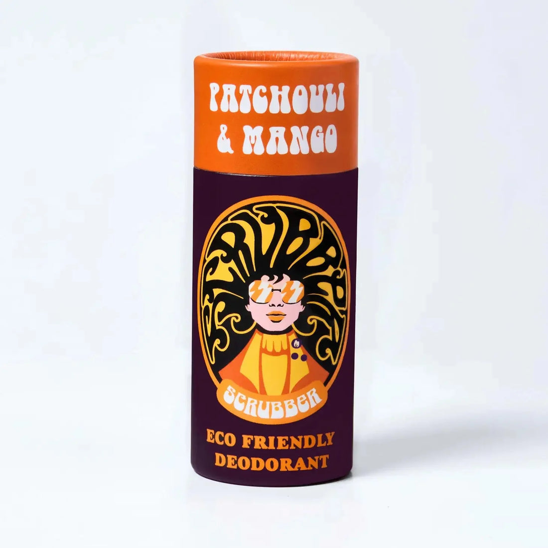 Eco Friendly Retro Deodorant Stick - Patchouli and Mango Gifts Scrubber