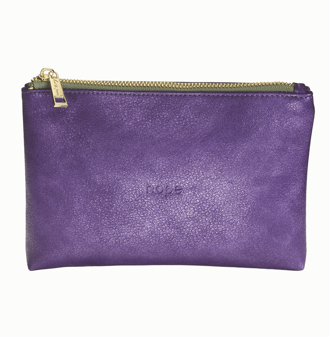 HOPE Make Up Pouch in Amethyst & Sage - WN481 Bags & Purses Hot Tomato